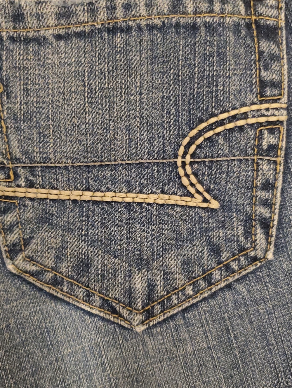 American Eagle Outfitters Women's Flare Jeans - Medium Blue Wash - Picture 3 of 5